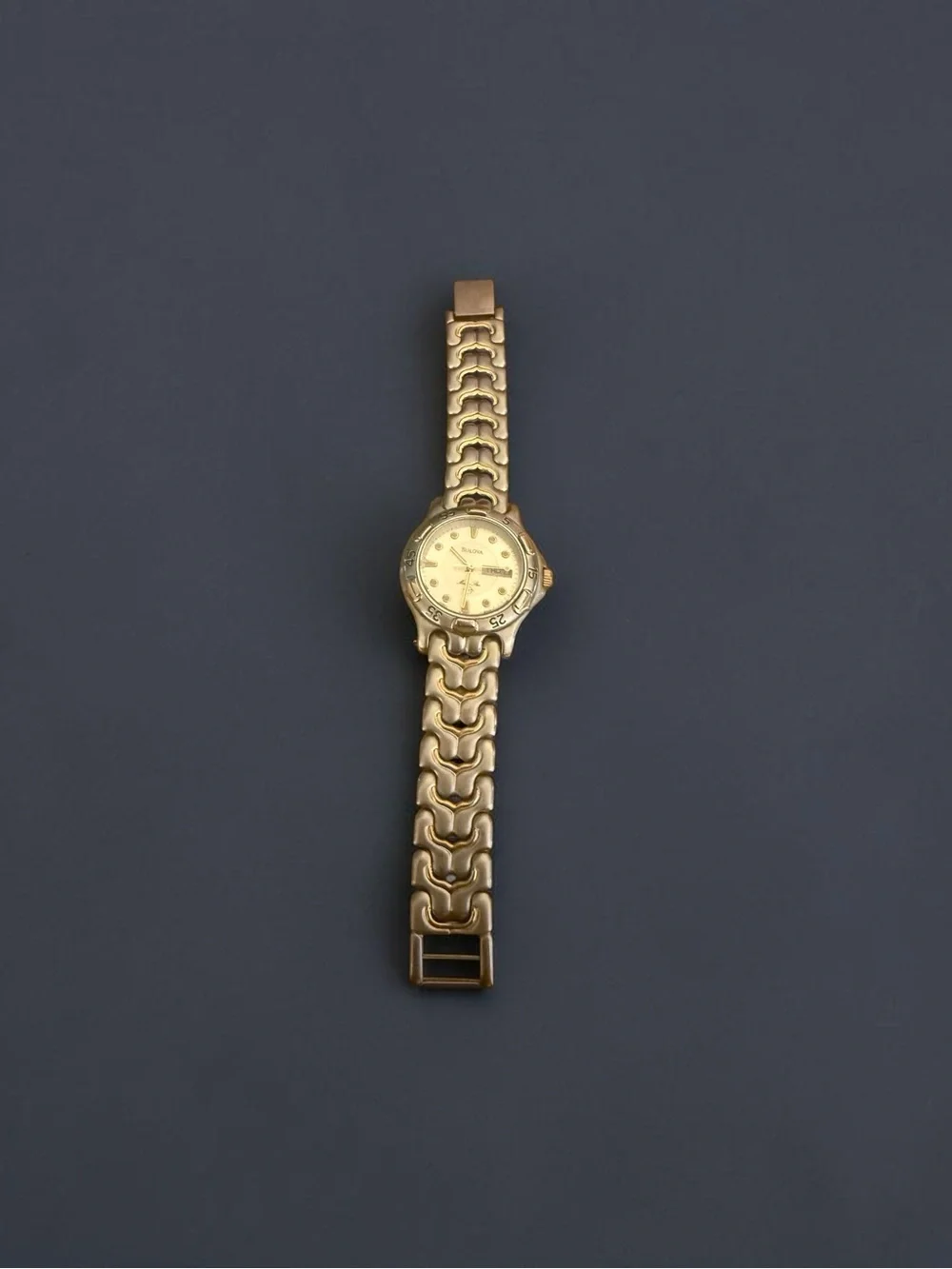 Bulova marine Star T7 Men’s Two-Tone Stainless Steel Watch - Silver & Gold Quart
